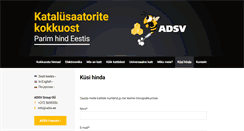 Desktop Screenshot of adsv.ee